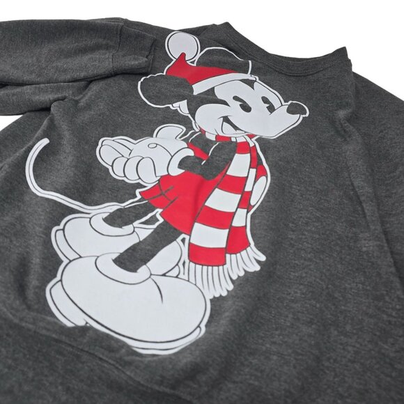 Disney Mickey Mouse Sweatshirt Medium Women's Gray‎ Long Sleeve - Picture 2 of 4